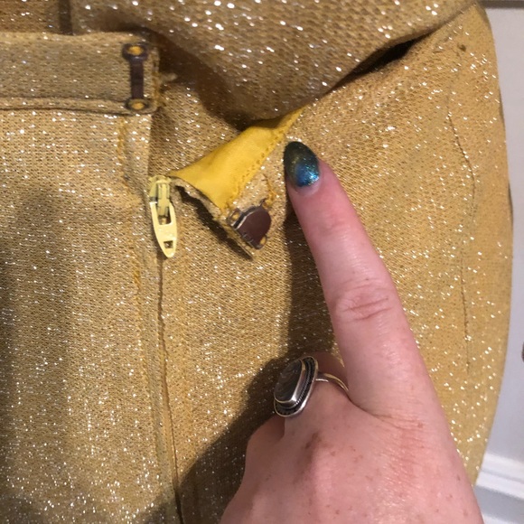 True vintage 1960s lurex 2 piece set - Picture 7 of 8